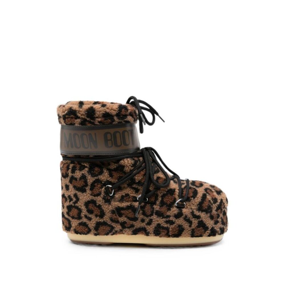 Moon Boot Women Icon Low Leopard Print Snow Boots